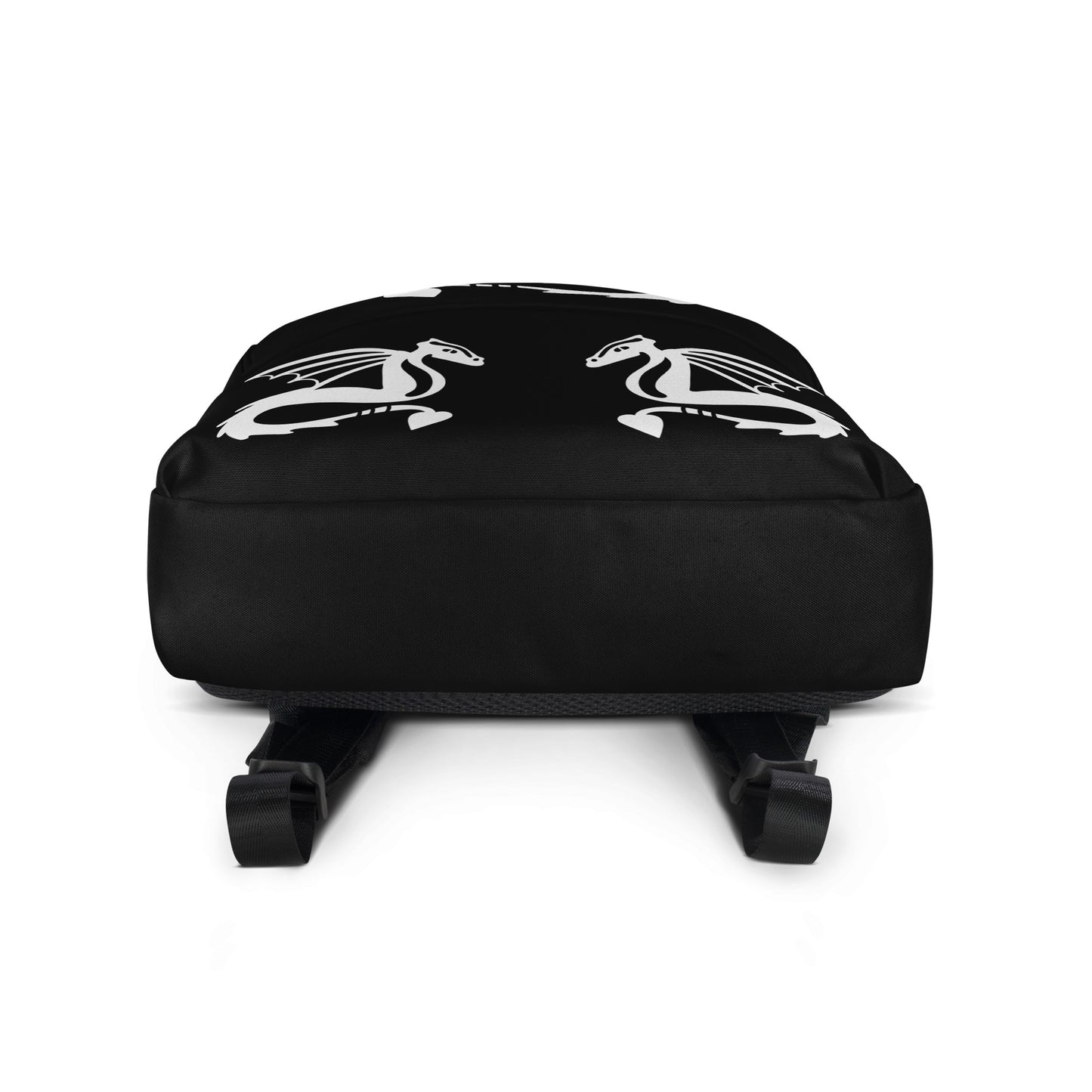 All-Over Print Backpack – Black and White