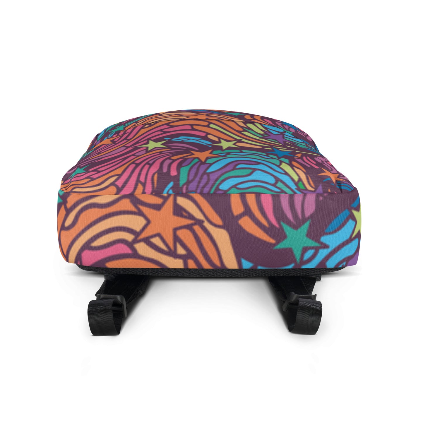 All-Over Print Backpack – Rainbow Starburst