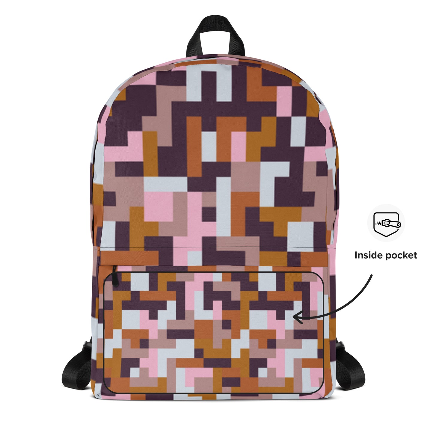 All-Over Print Backpack-Desert Rose Camo