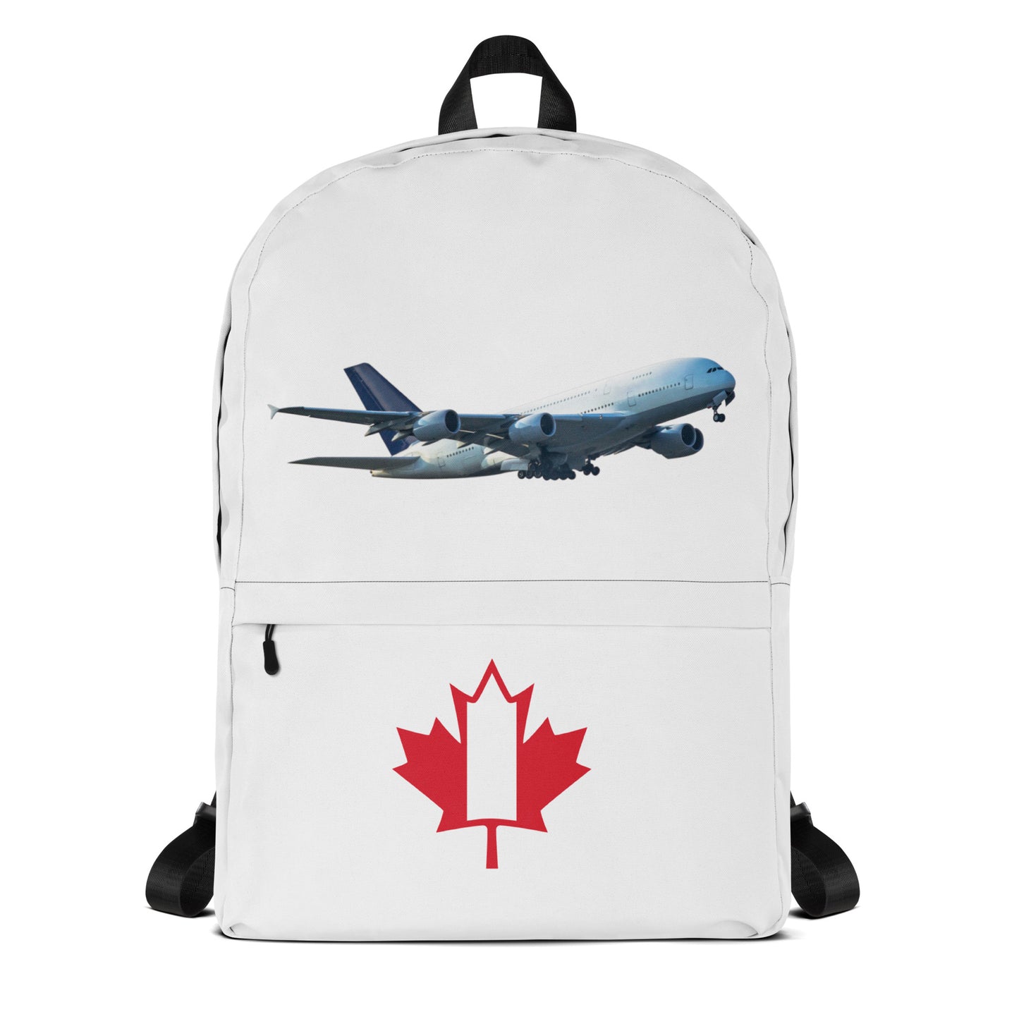 All-Over Print Backpack – White