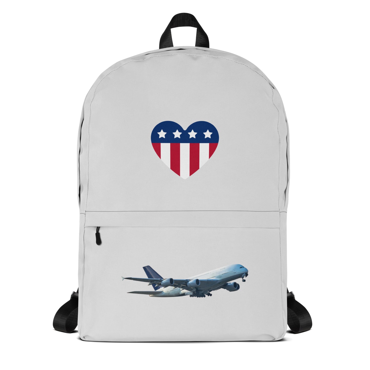 All-Over Print Backpack – Whisper Grey