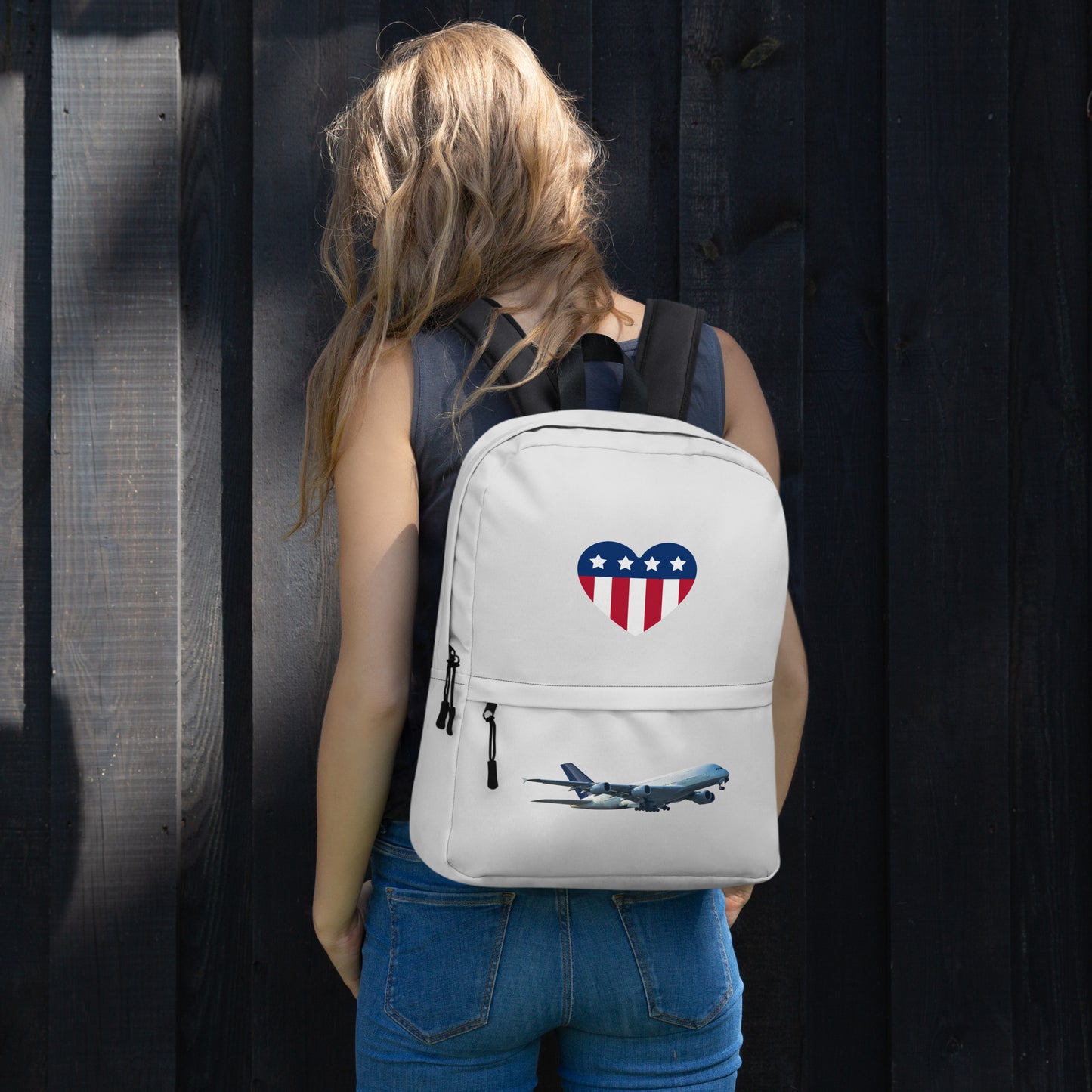 All-Over Print Backpack – Whisper Grey