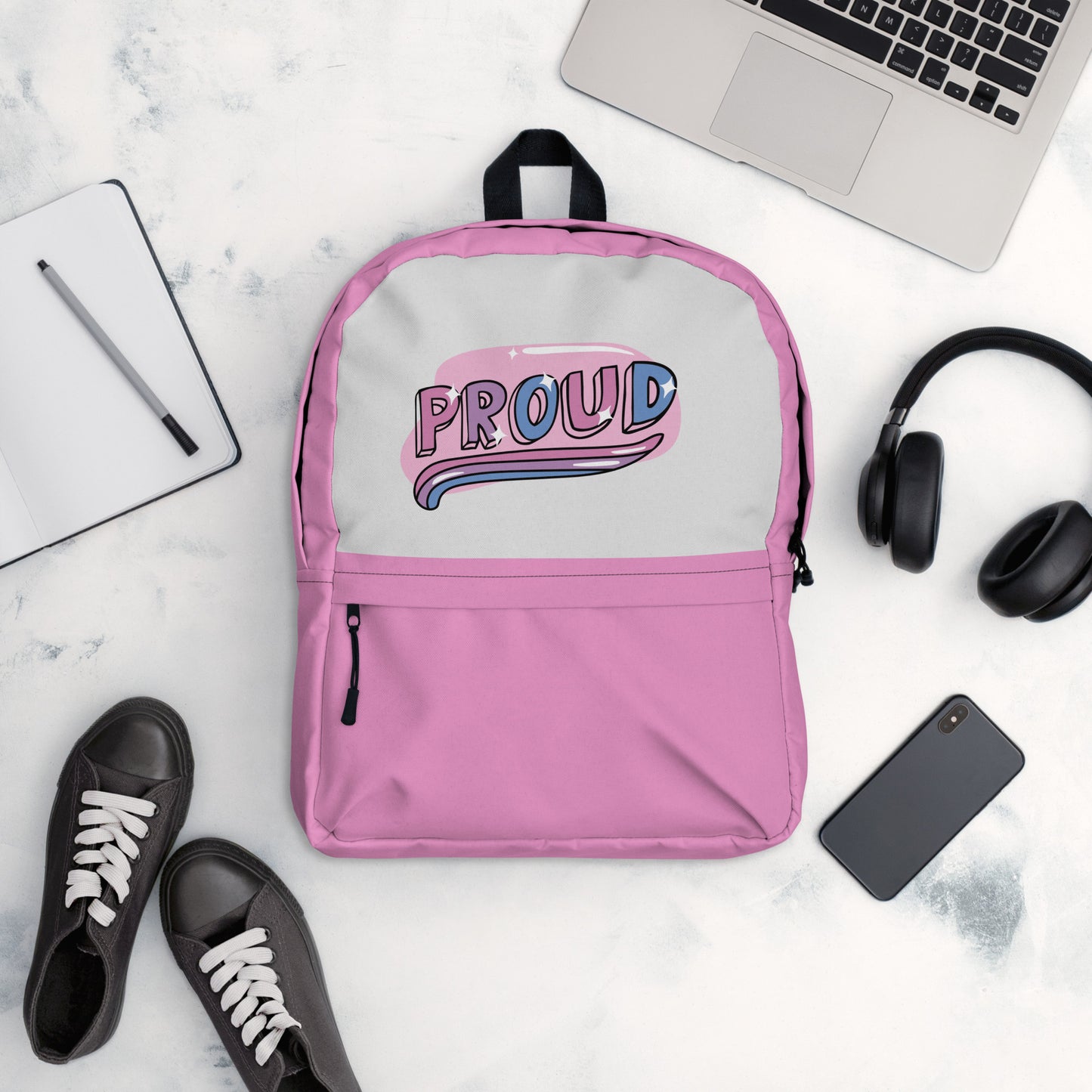 All-Over Print Backpack – Lavender Rose