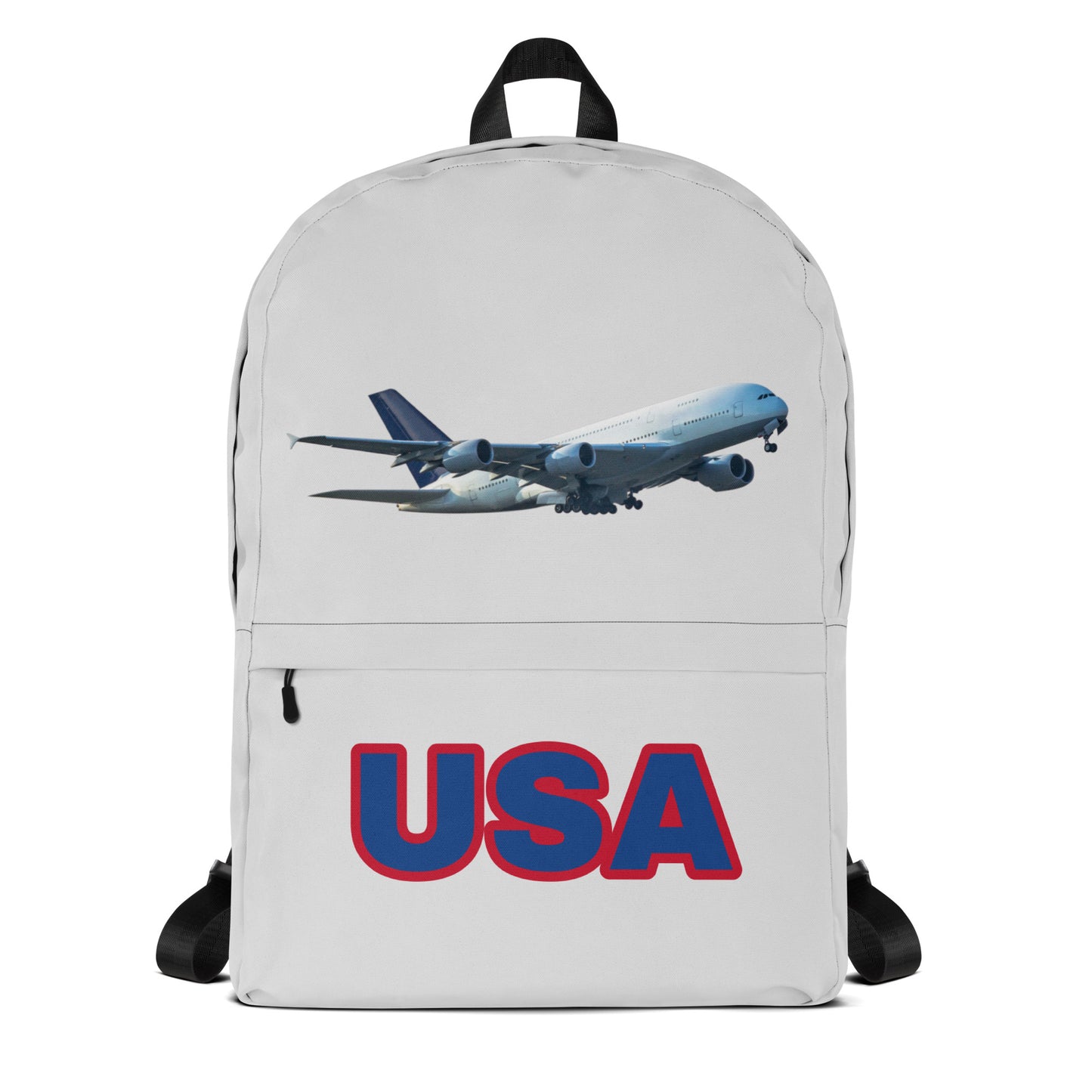 All-Over Print Backpack – Whisper Grey