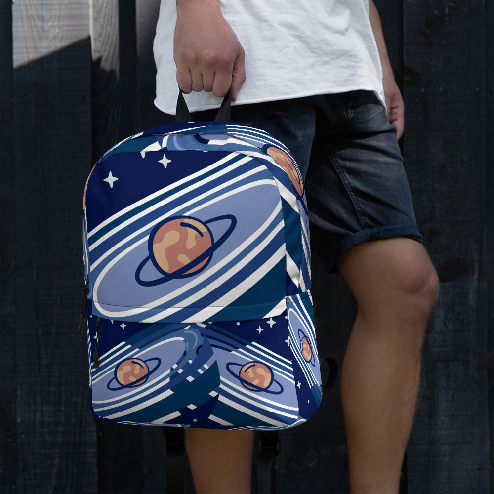 All-Over Print Backpack-Galaxy Blue