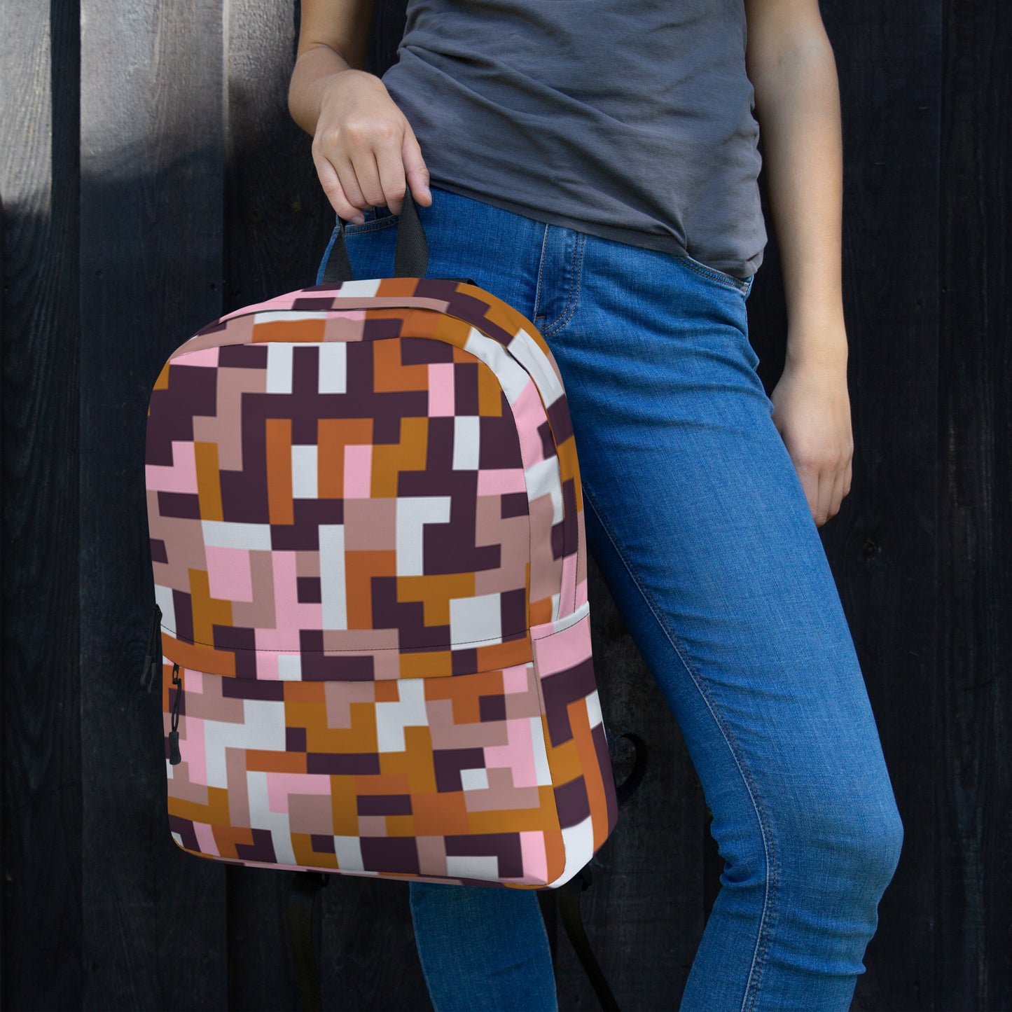 All-Over Print Backpack-Desert Rose Camo