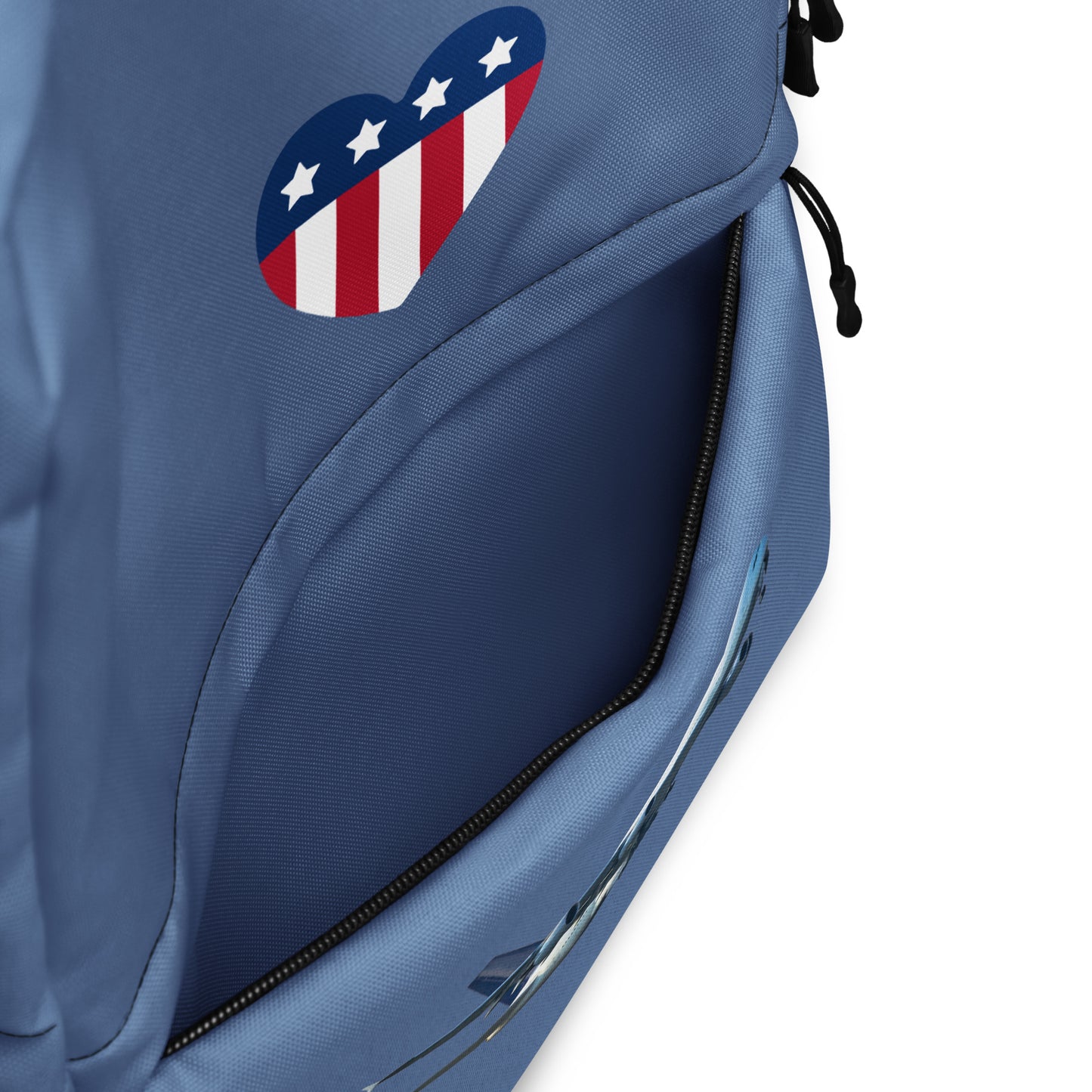 All-Over Print Backpack-Slate Blue