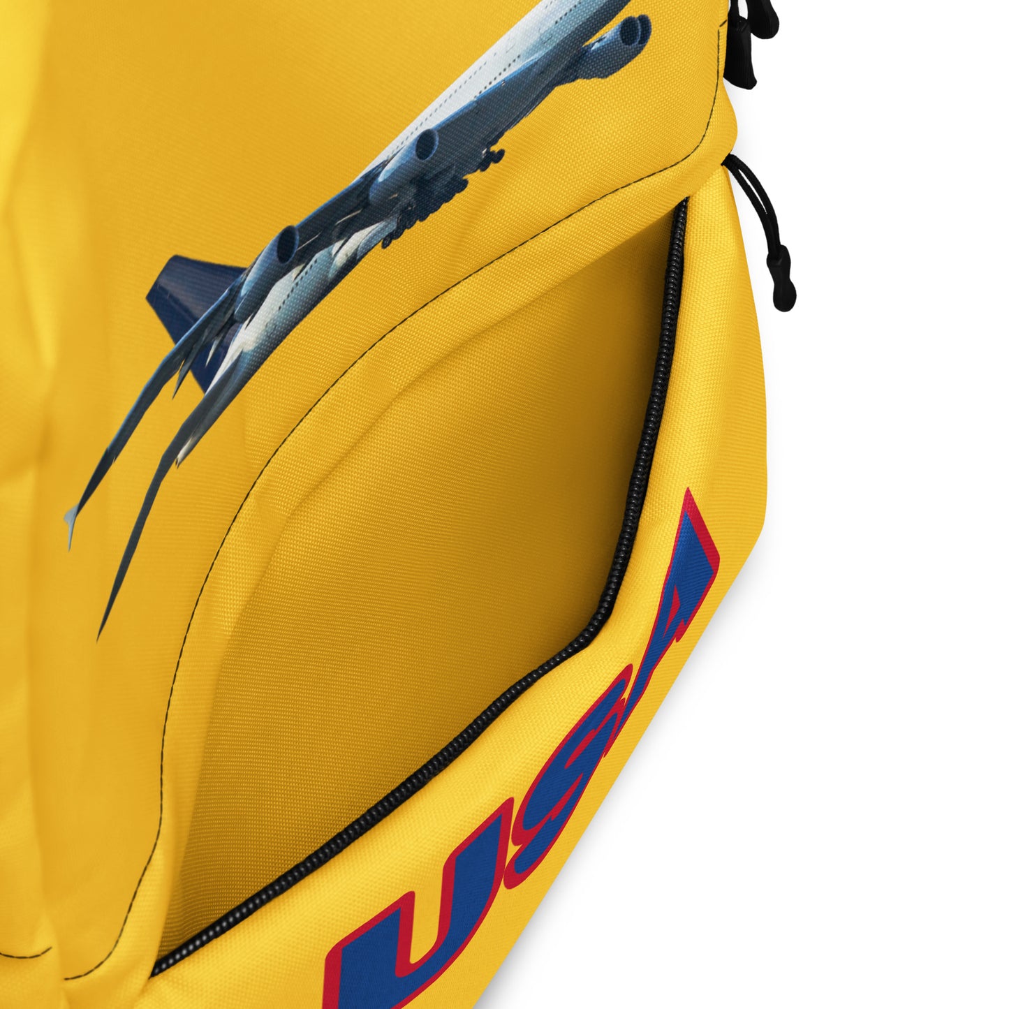 All-Over Print Backpack – Yellow