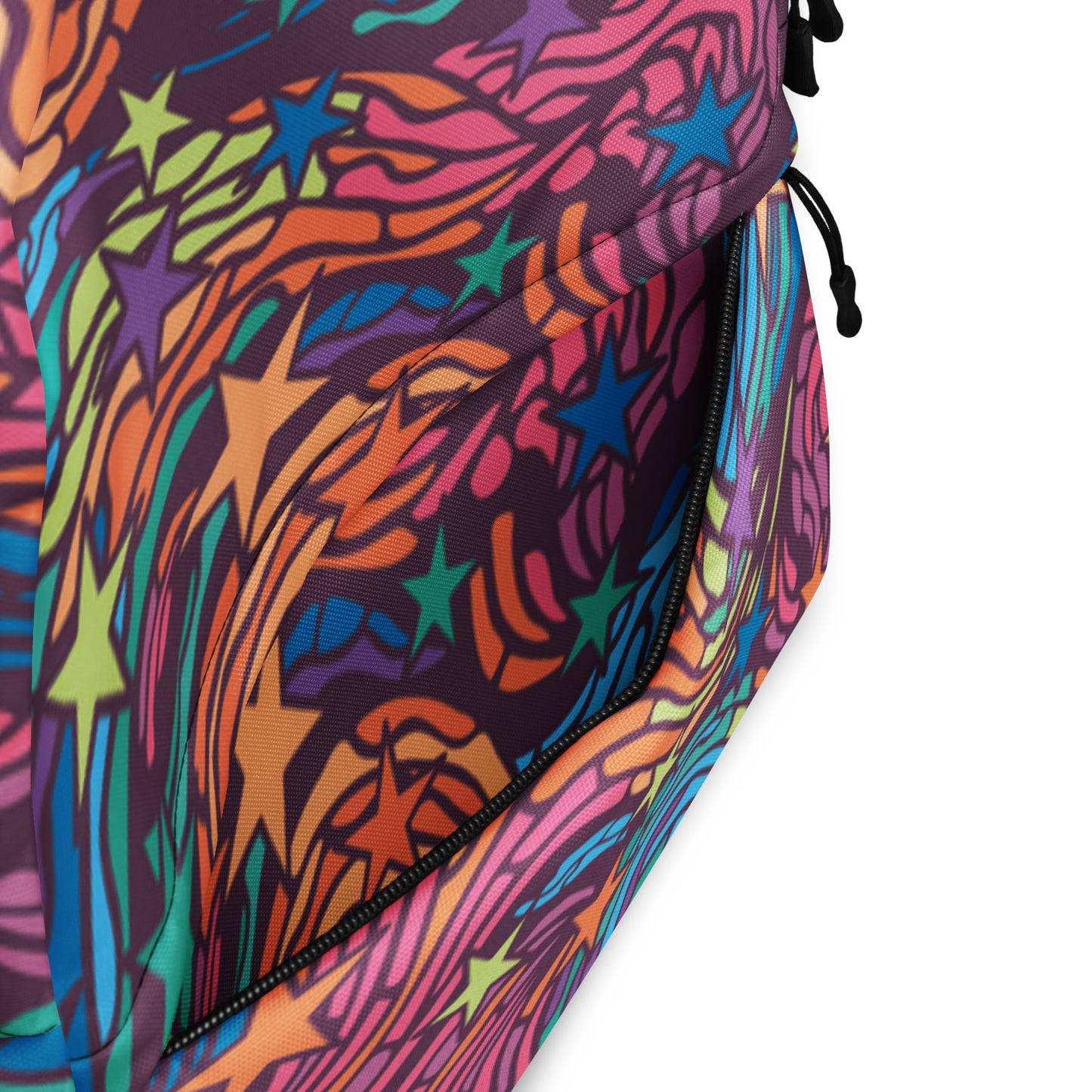 All-Over Print Backpack – Rainbow Starburst
