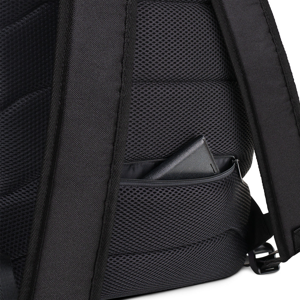 All-Over Print Backpack – Black and White