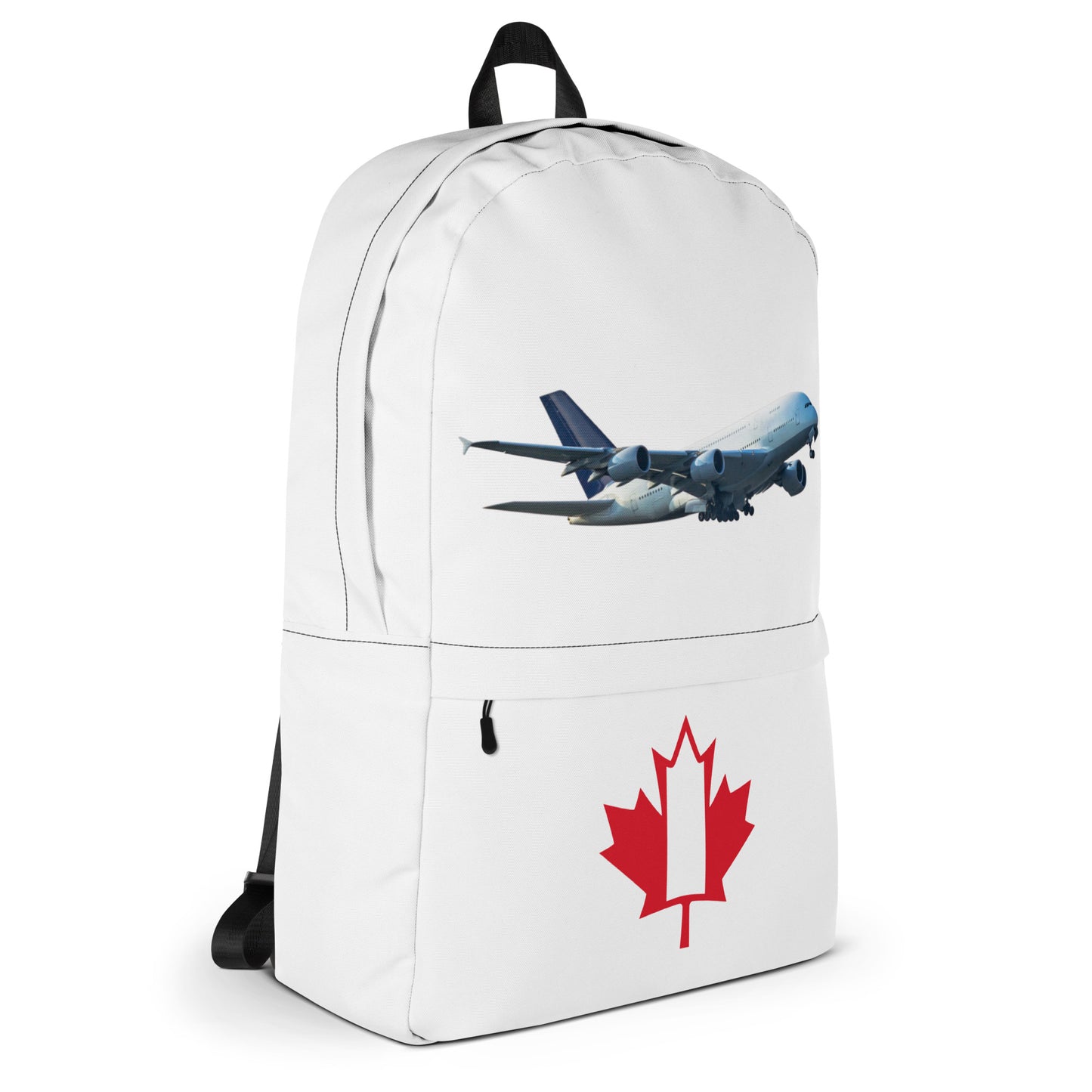 All-Over Print Backpack – White