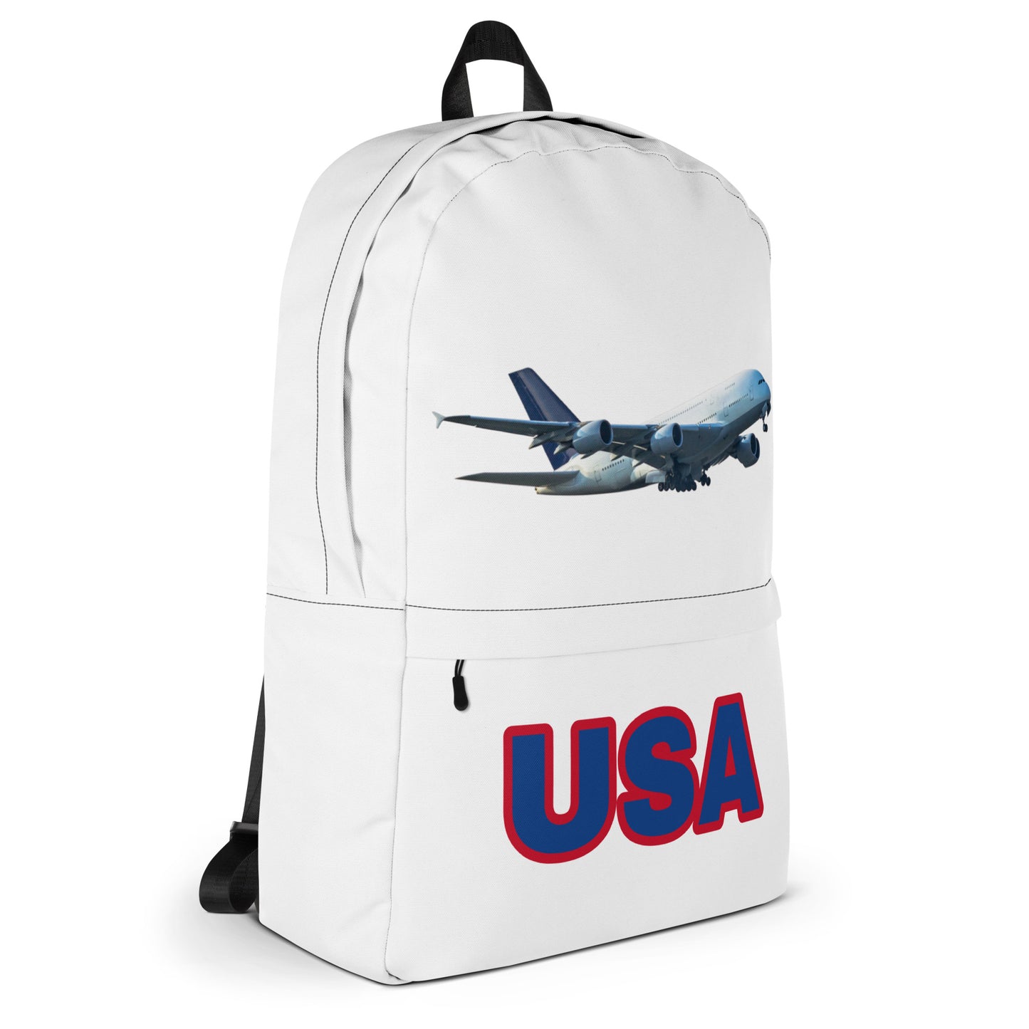 All-Over Print Backpack-White