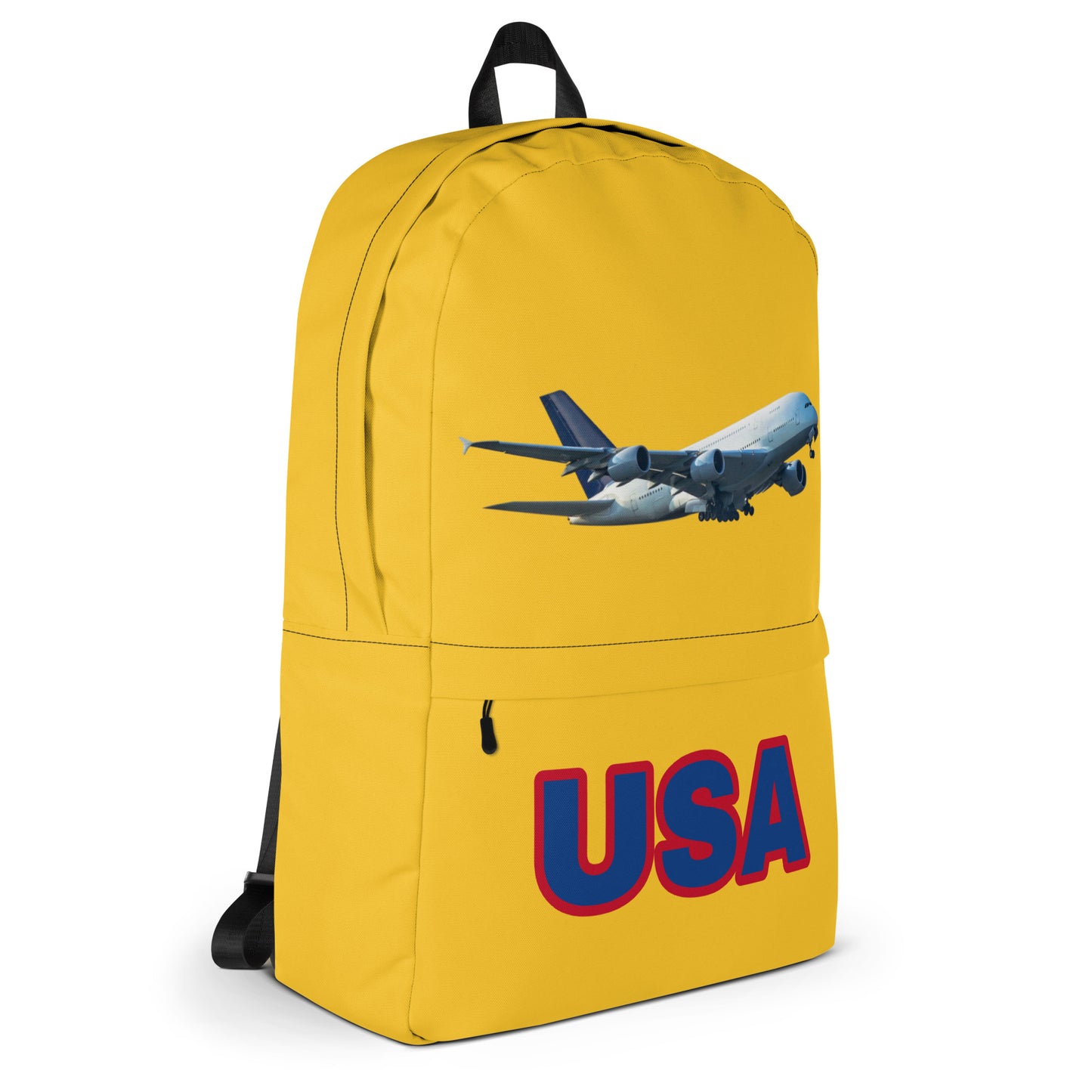 All-Over Print Backpack – Yellow