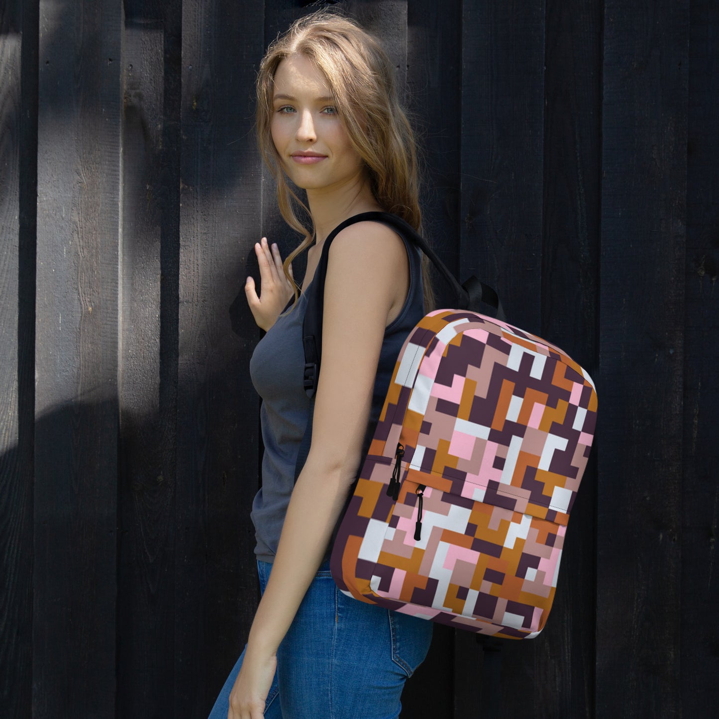 All-Over Print Backpack-Desert Rose Camo