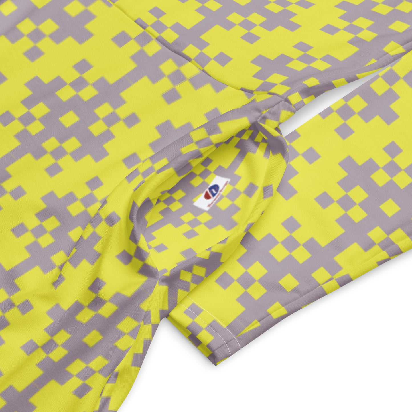 Robe midi à manches longues et imprimé all-over