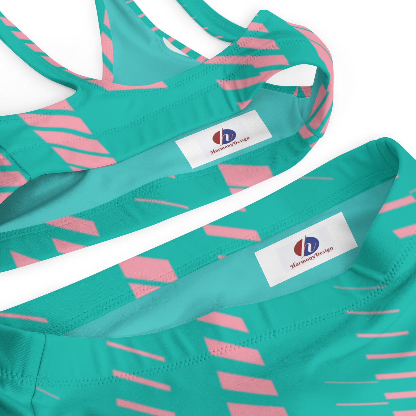 Recycled high-waisted bikini