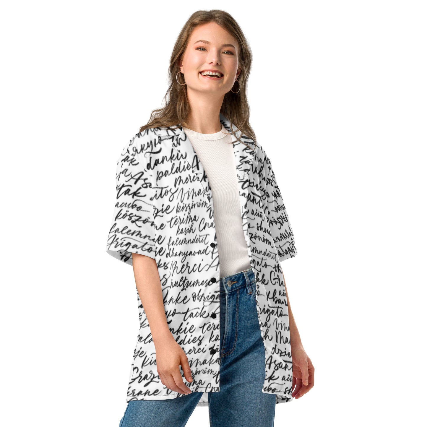 Unisex button shirt