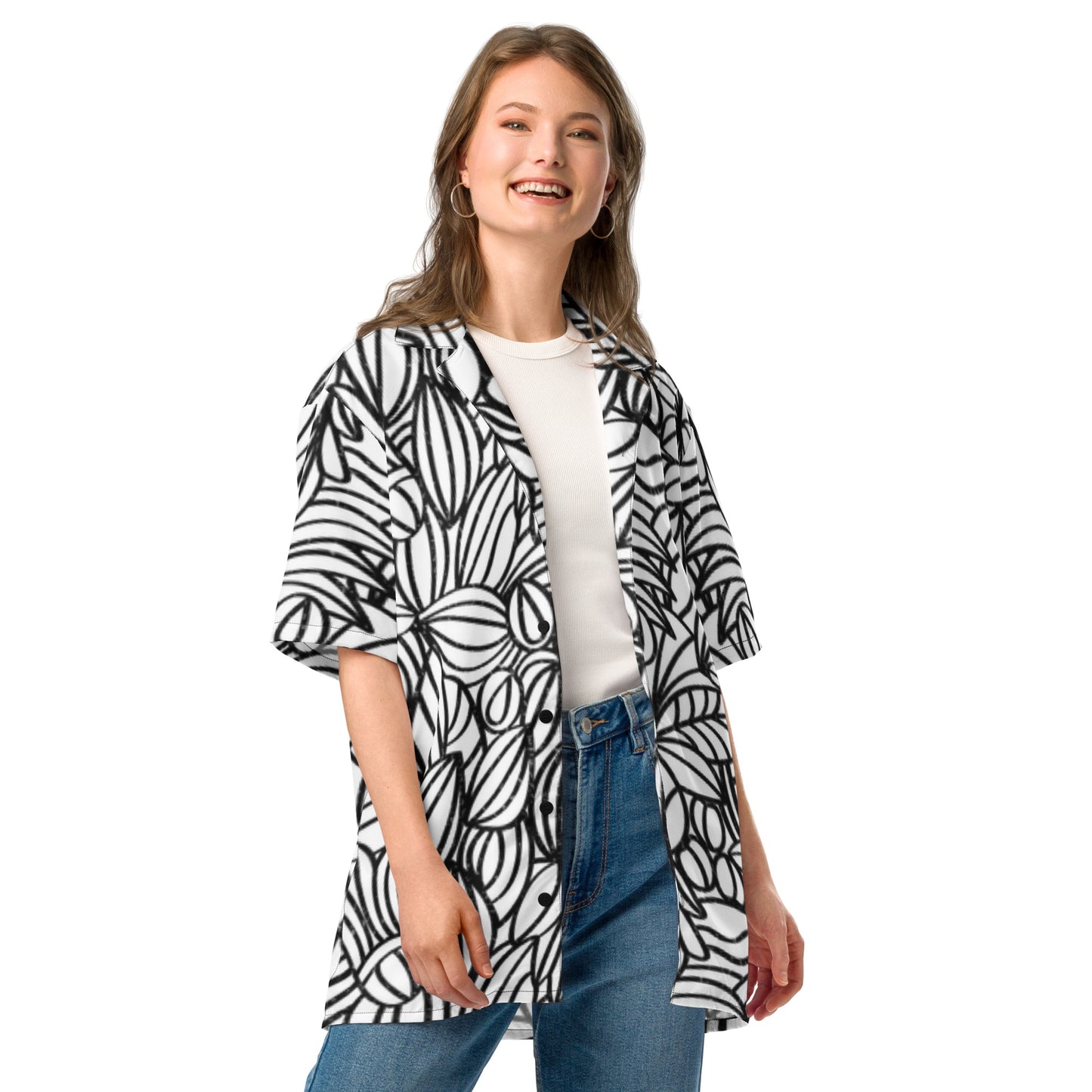 Unisex button shirt