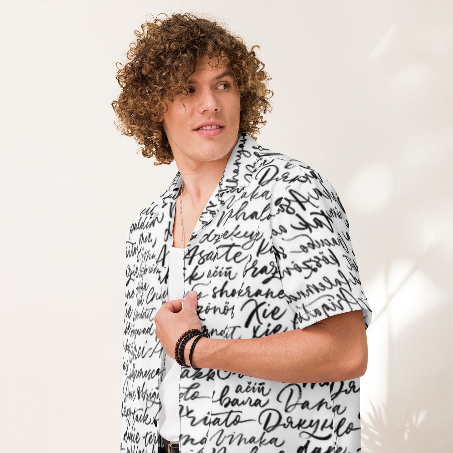 Unisex button shirt