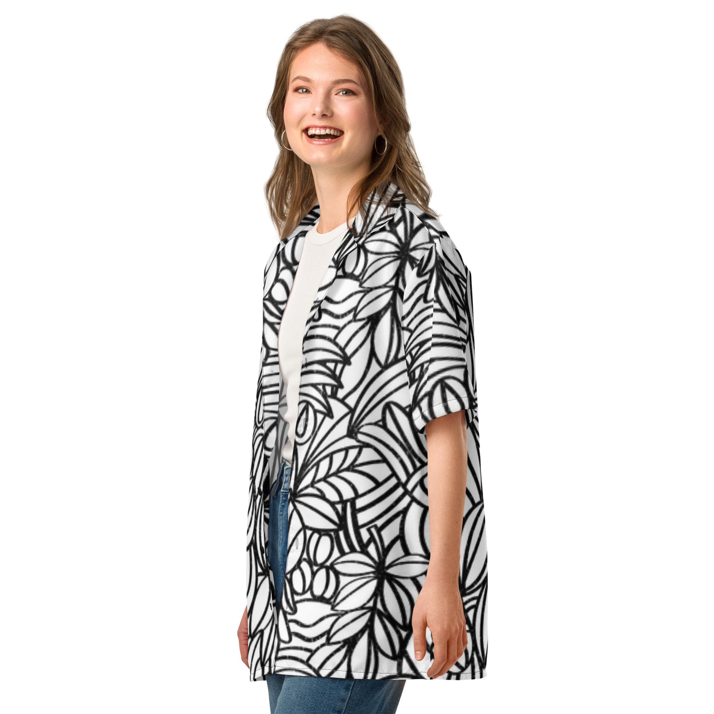 Unisex button shirt