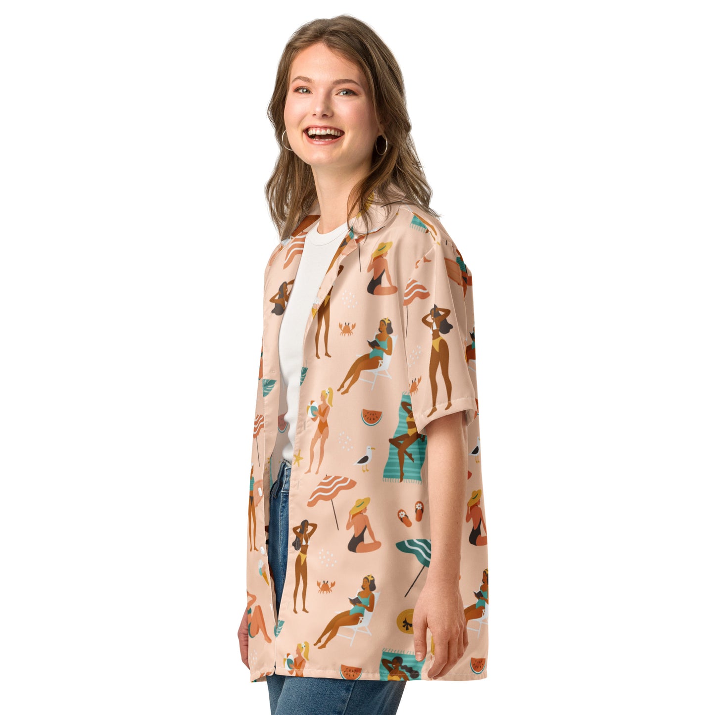 Unisex button shirt