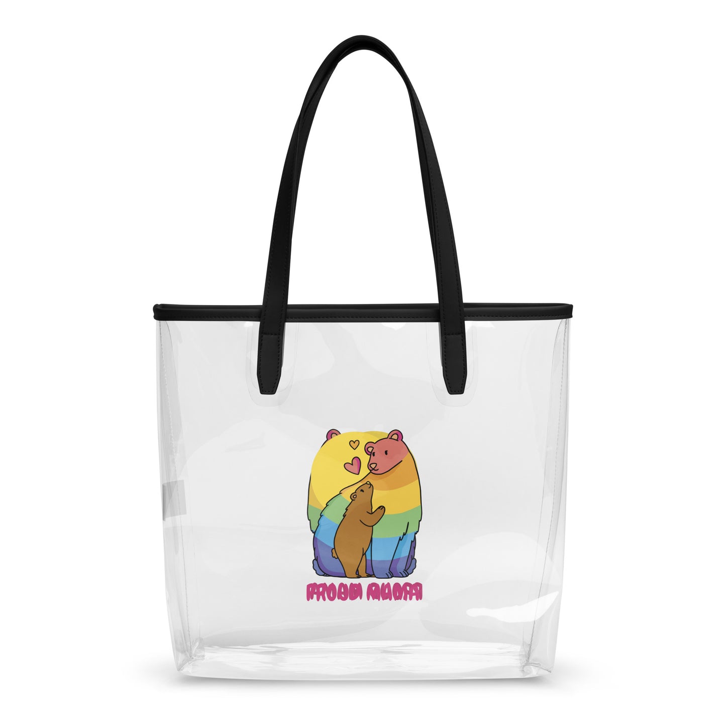 Clear tote bag