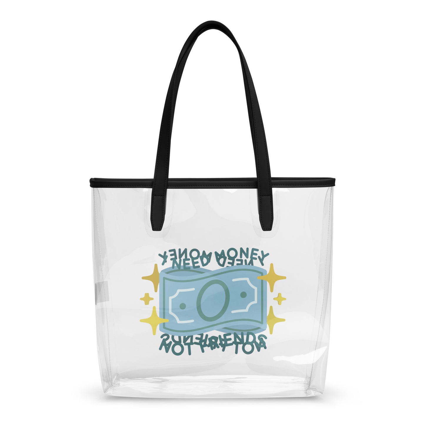 Clear tote bag