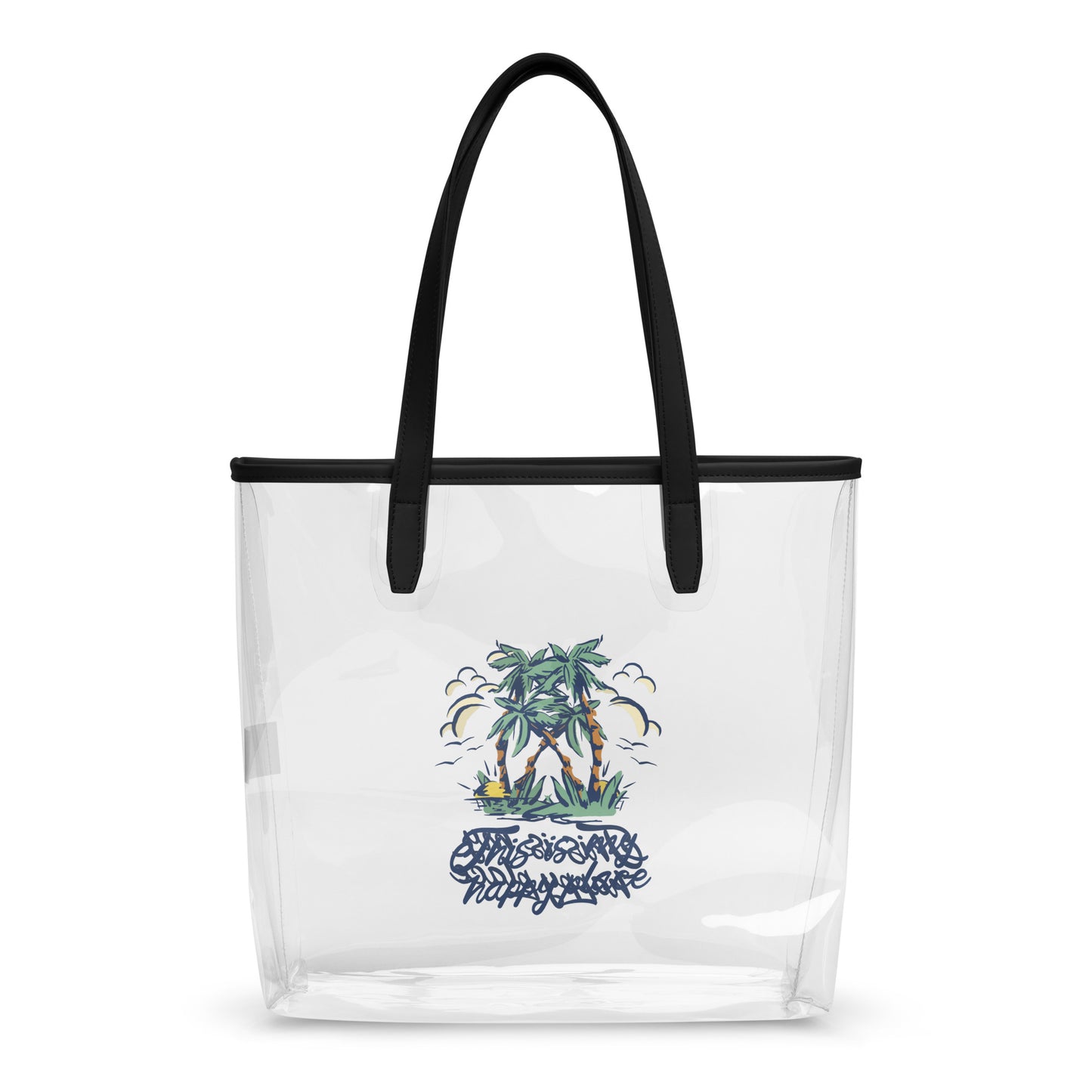 Clear tote bag