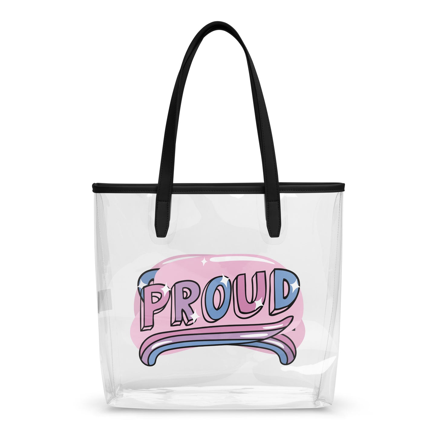 Clear tote bag