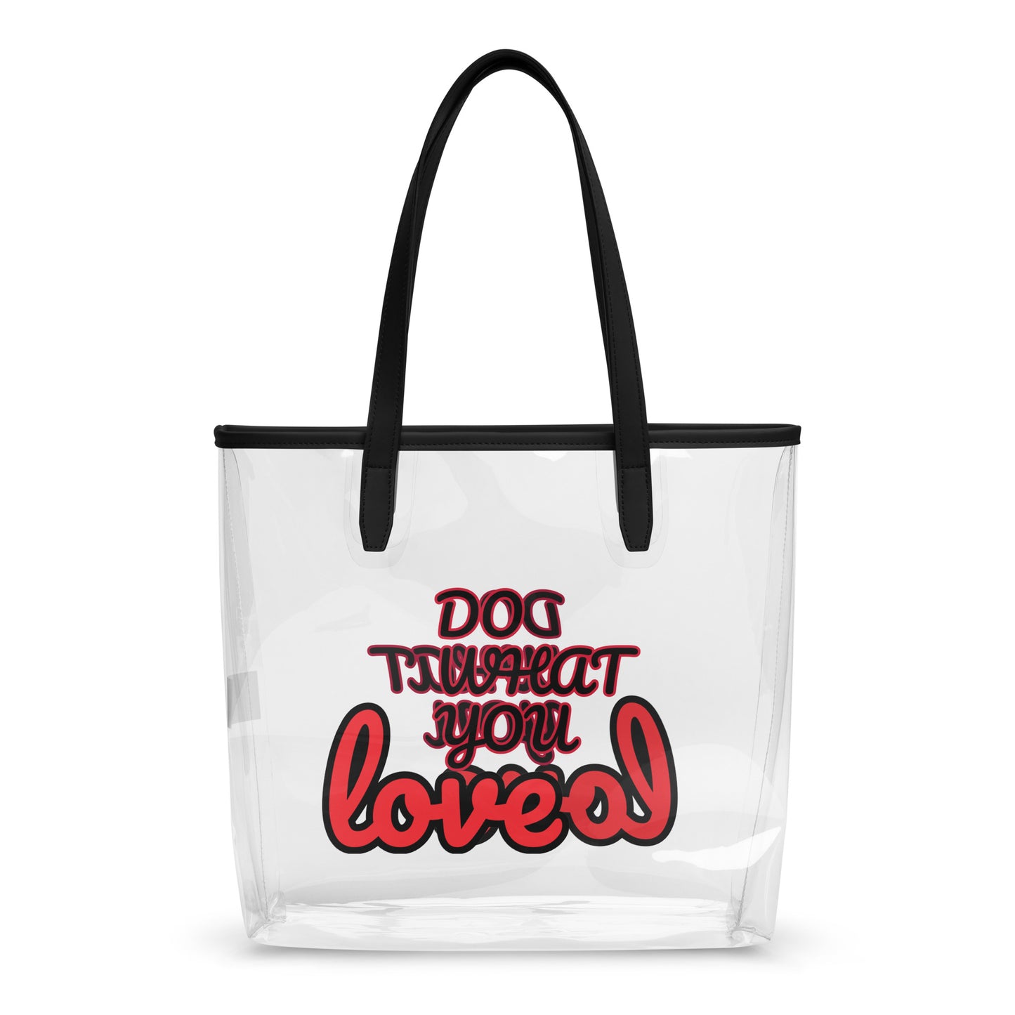 Clear tote bag