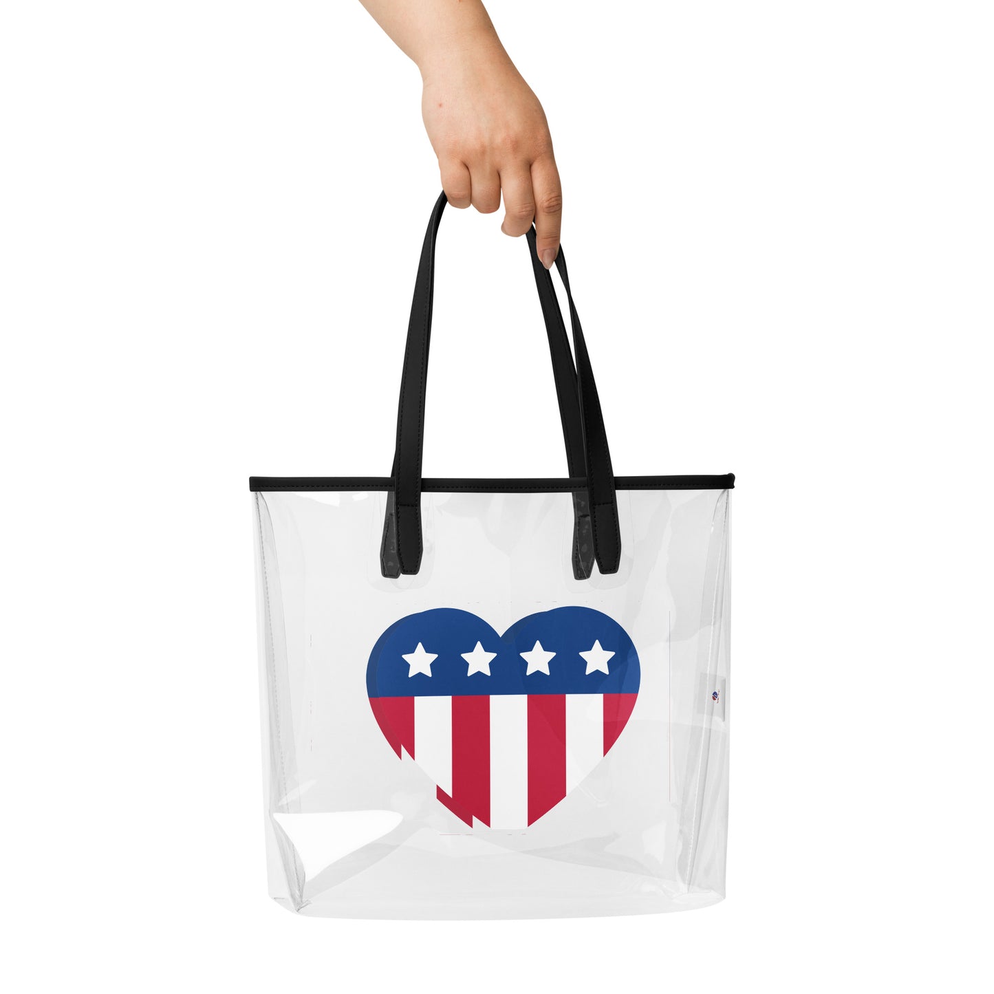 Clear tote bag