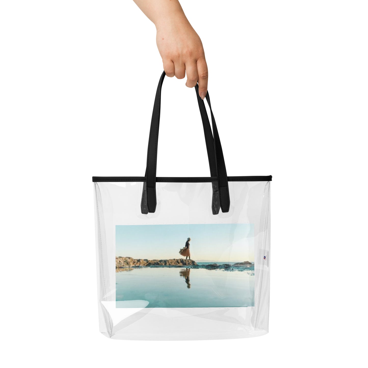 Clear tote bag