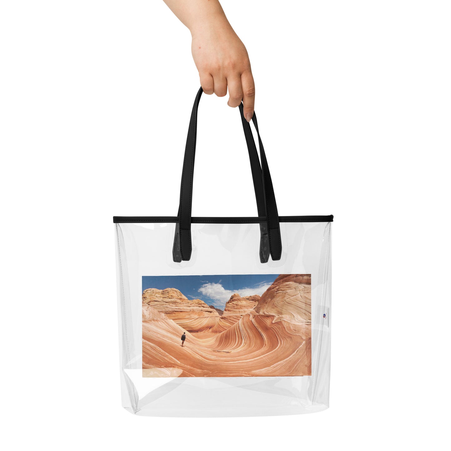 Clear tote bag