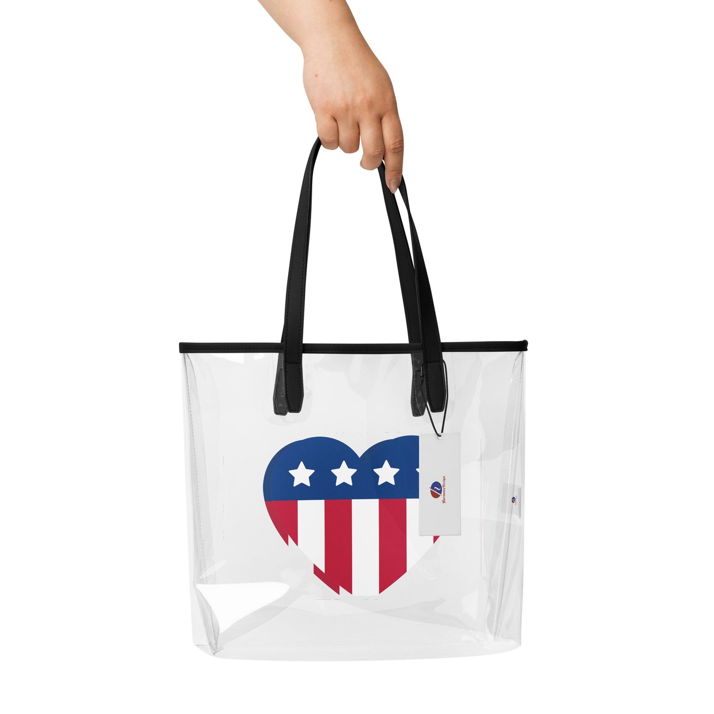 Clear tote bag