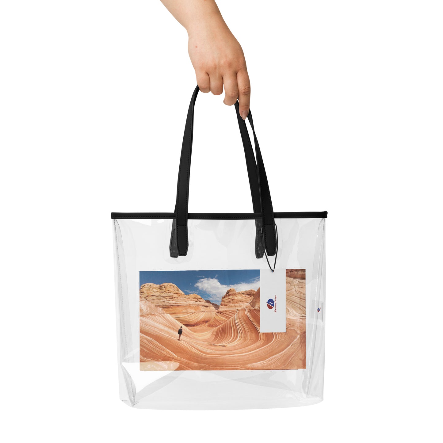 Clear tote bag