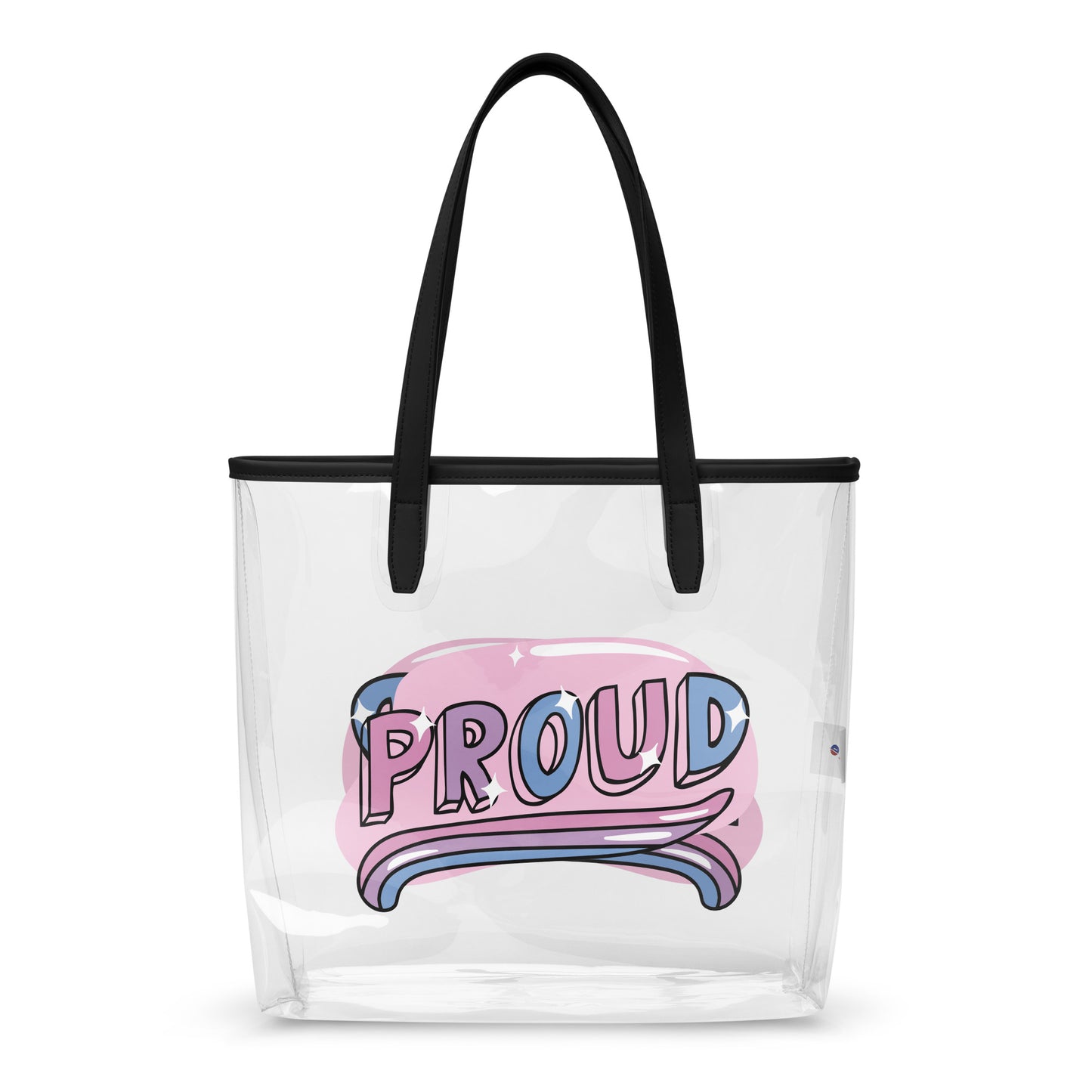 Clear tote bag