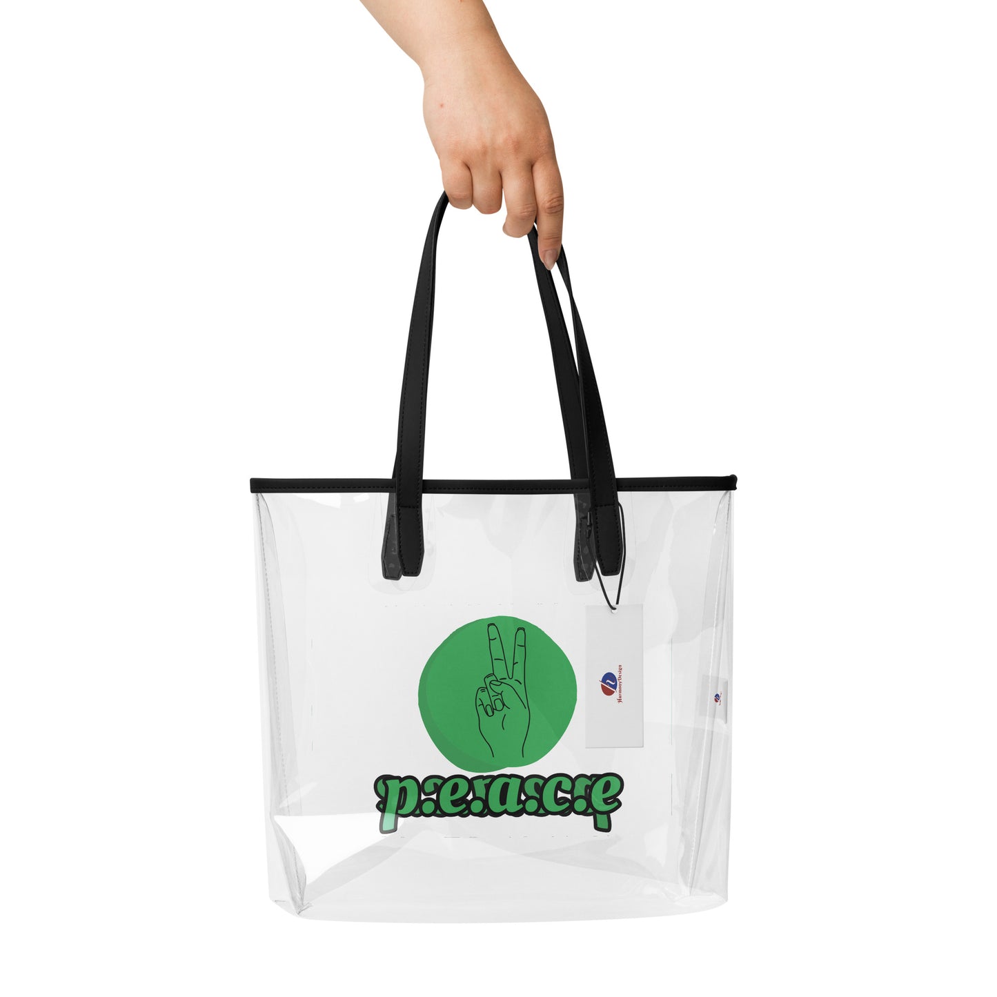 Clear tote bag