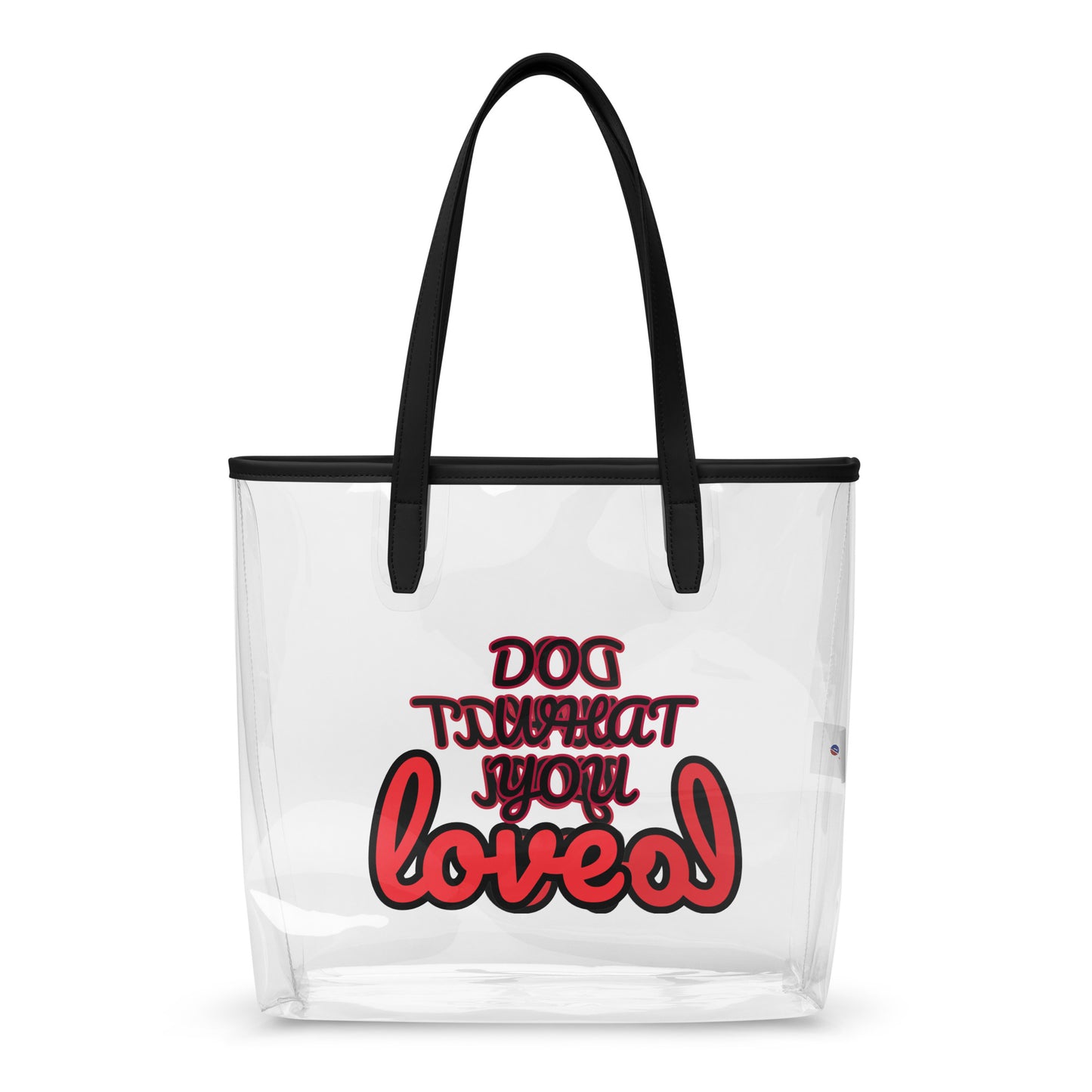 Clear tote bag