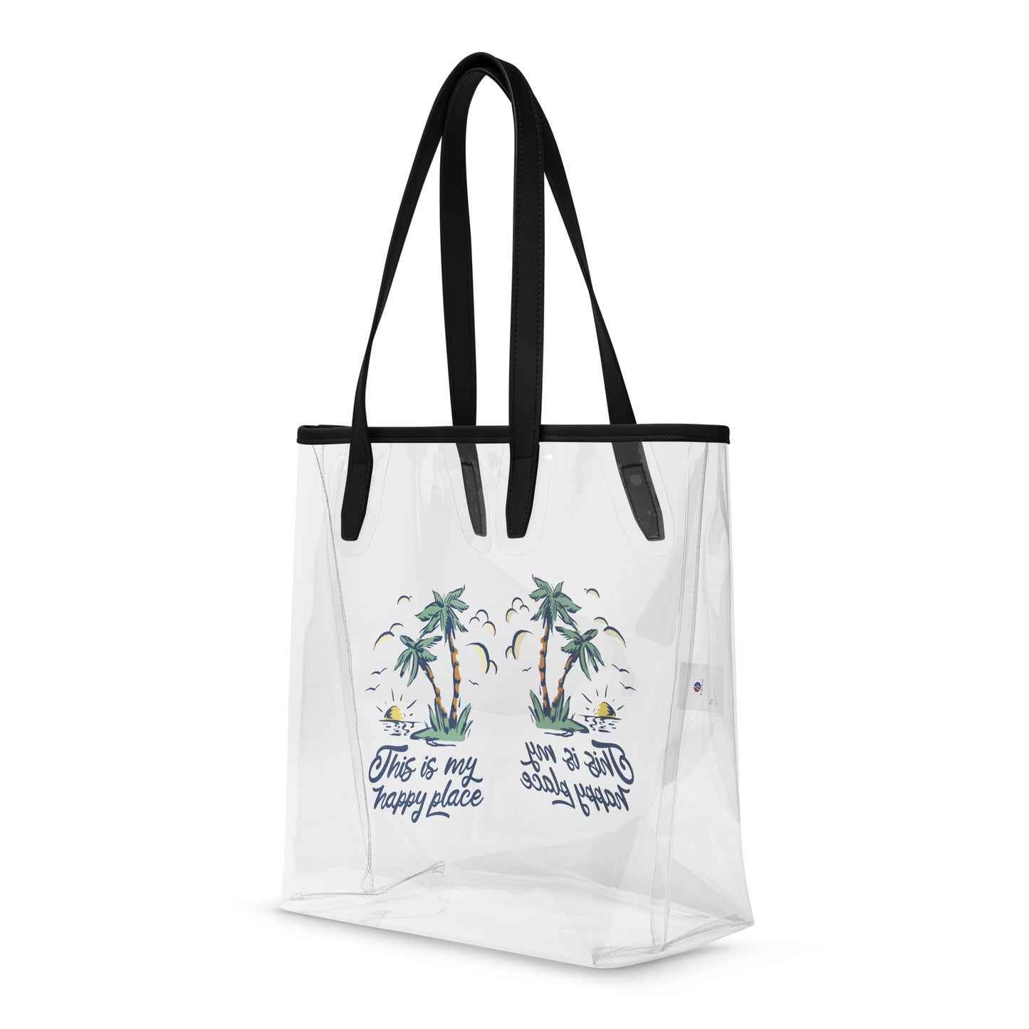 Clear tote bag