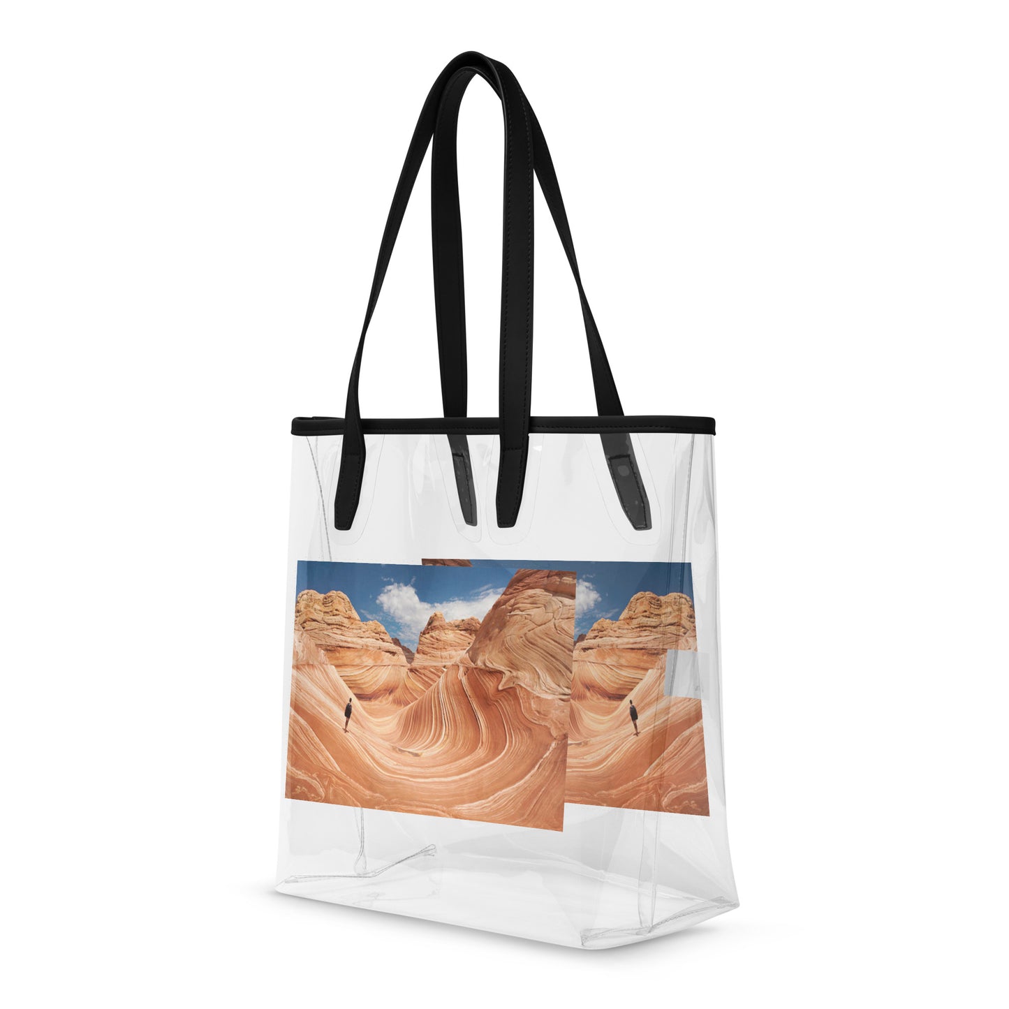 Clear tote bag