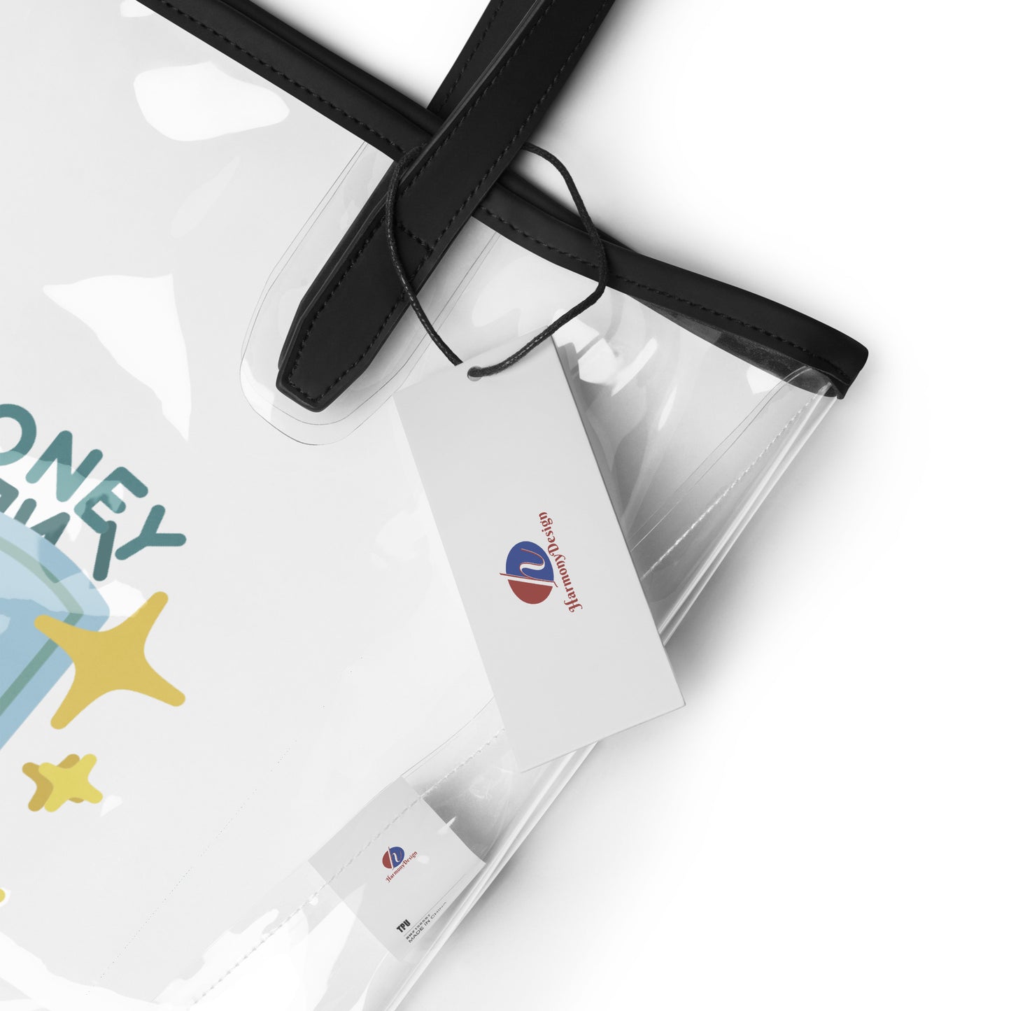 Clear tote bag