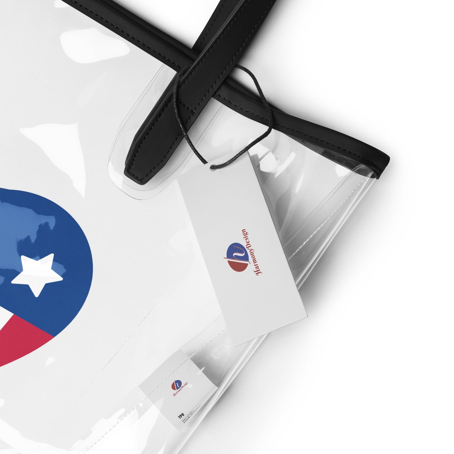 Clear tote bag