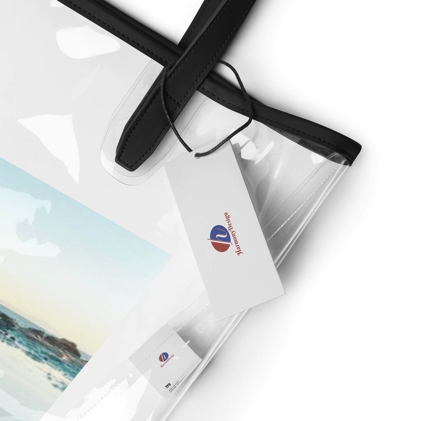 Clear tote bag