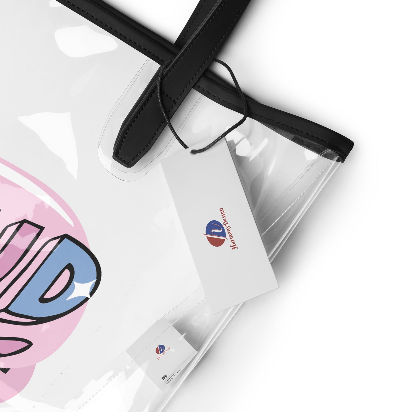 Clear tote bag