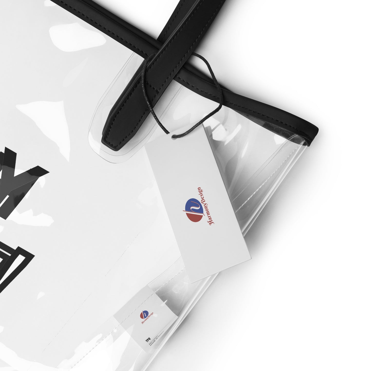 Clear tote bag