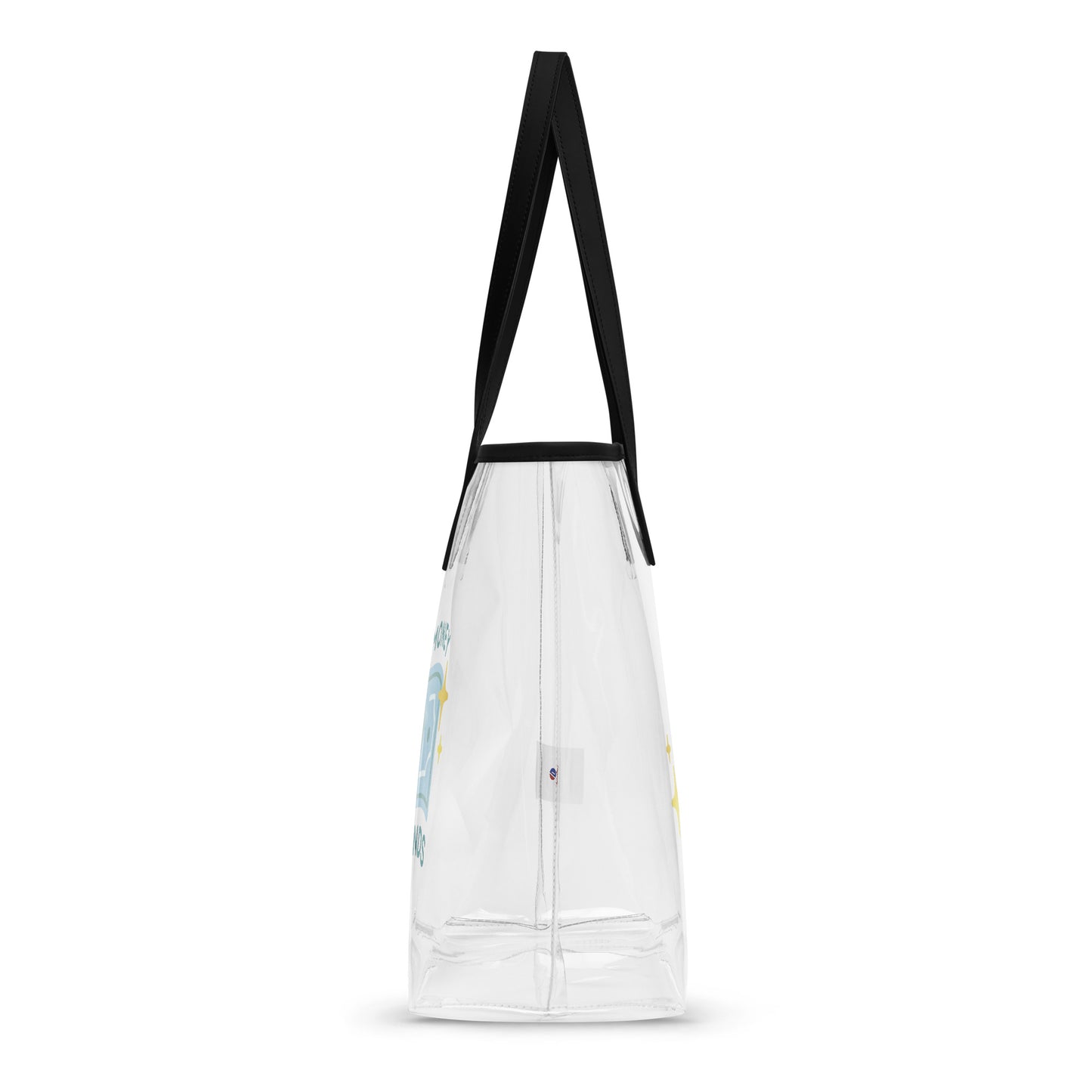 Clear tote bag