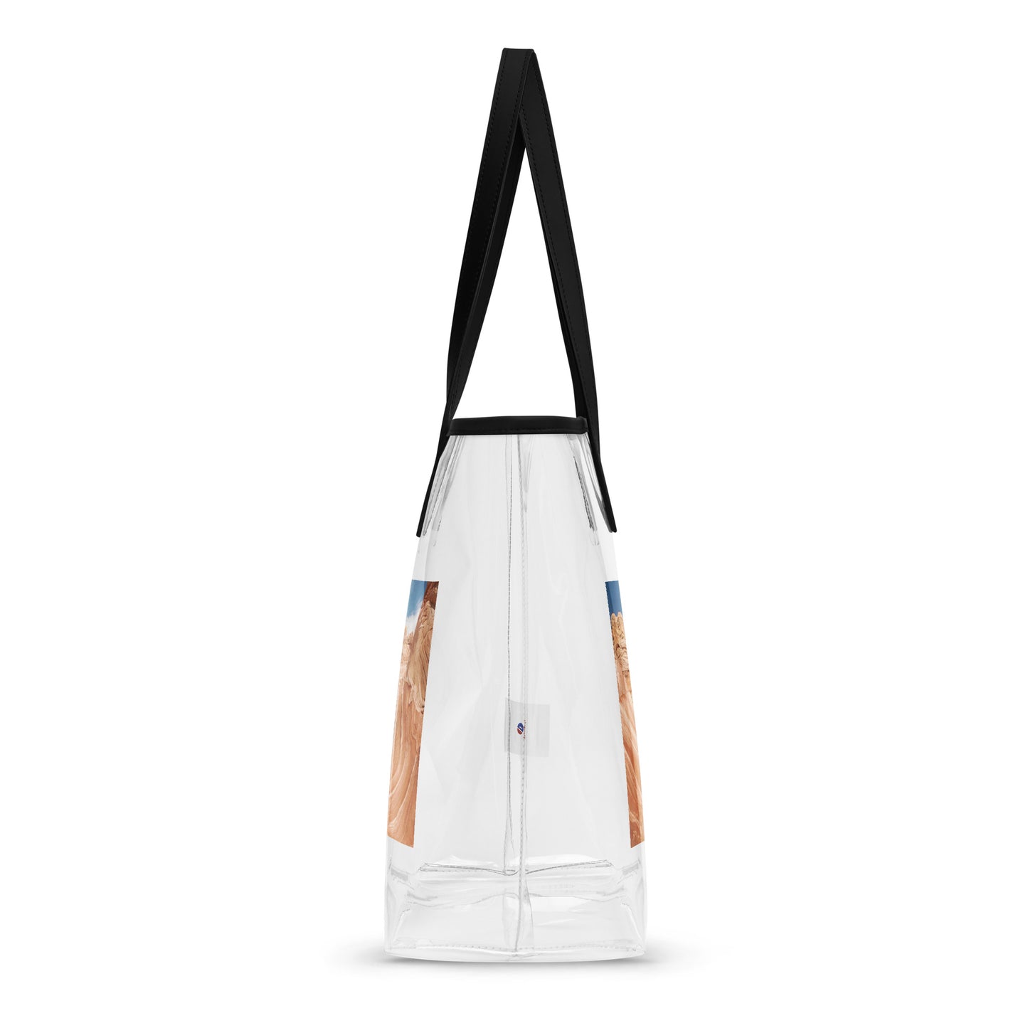 Clear tote bag