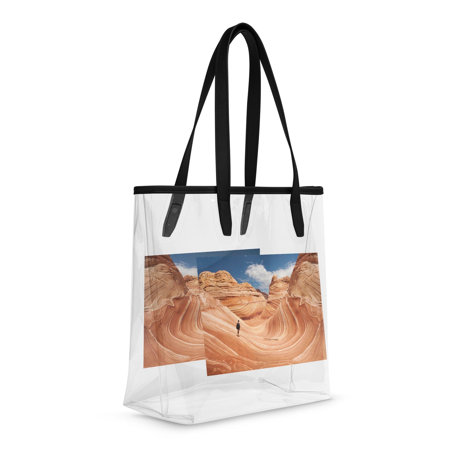Clear tote bag