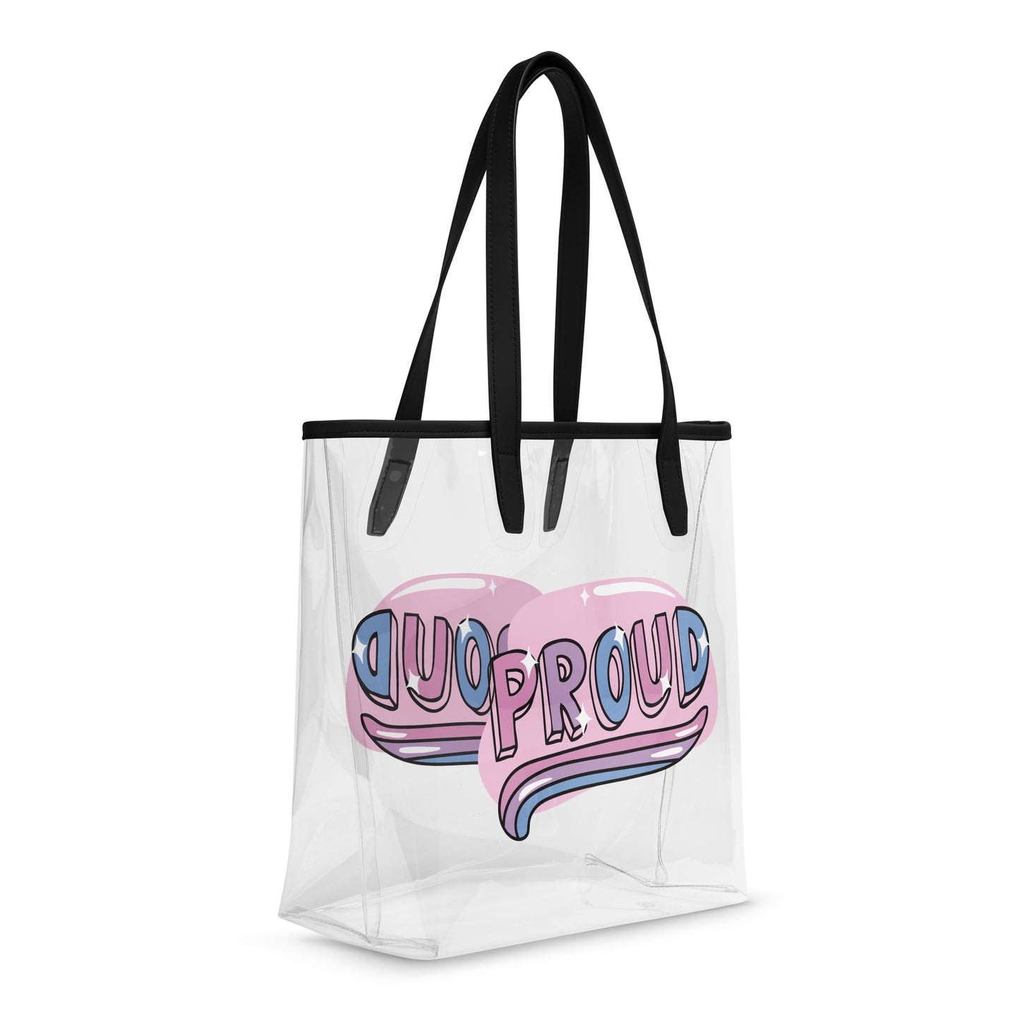 Clear tote bag