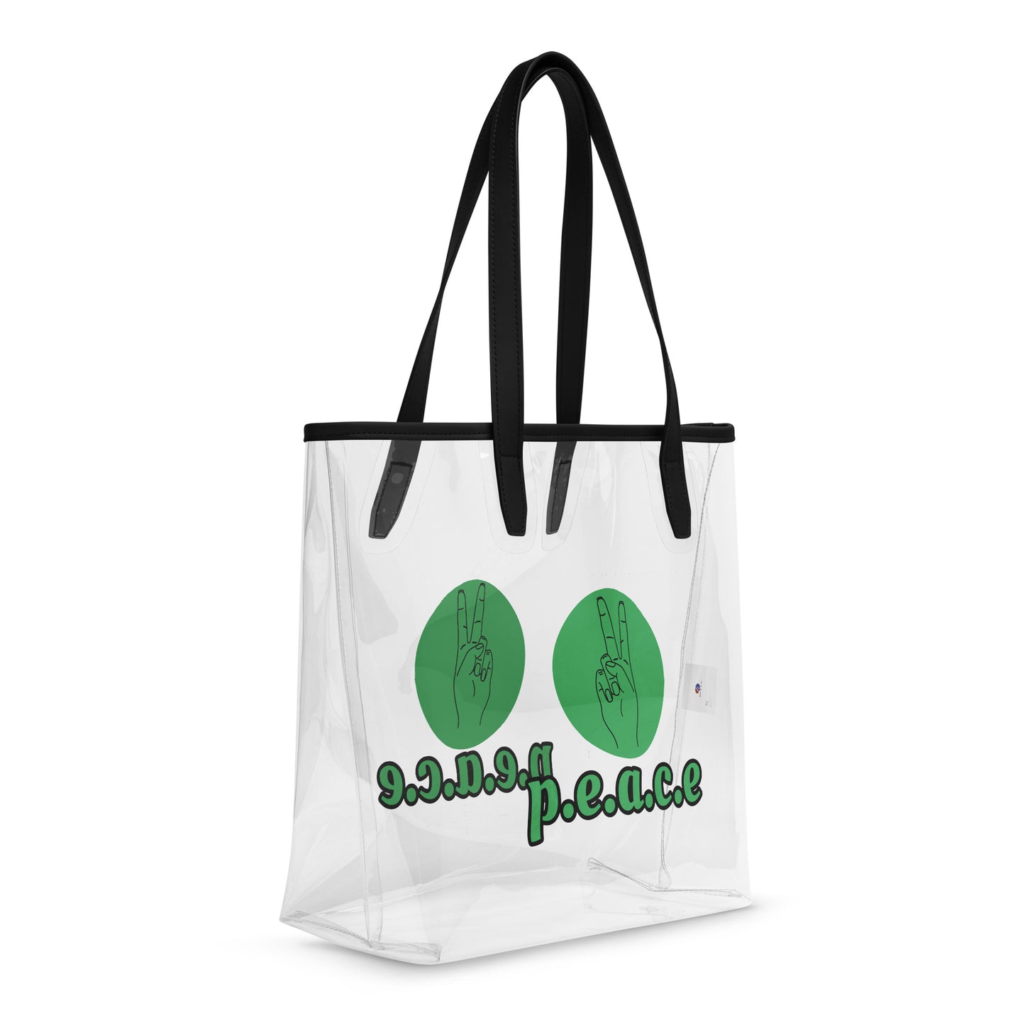 Clear tote bag